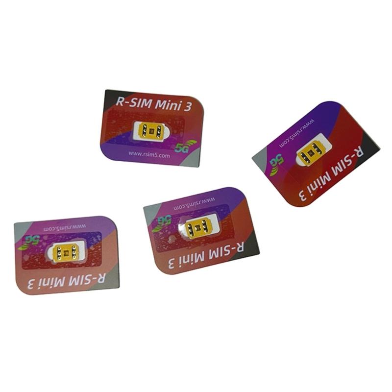 Dual-SIM-kompatibel Mini3 Entsperrkarte Aufkleber ABS Entsperrkarte Aufkleber Schnelles Telefon Entsperren für Telefon 13 To