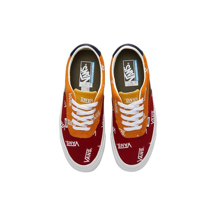 Vans Sk8 Low Reissue Color Block Fashion Casual Low Top Skate Schuhe Unisex Sneaker Rot Gelb VN0A4UWY9FI