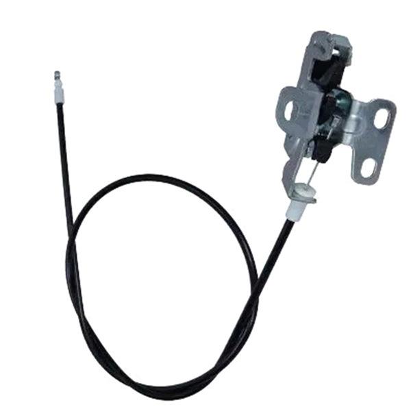 1-Piece Black Metal Rear Left Trunk Lid Latch Line for Fiat