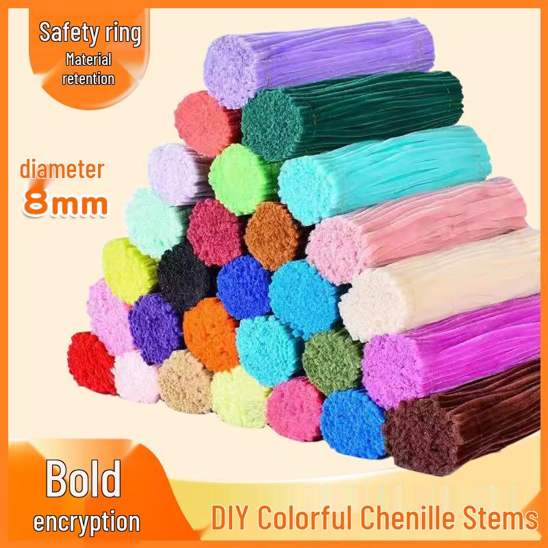 

Twist Stick Bouquet Kit: Chenille Stems for Kids Plush Handcrafts