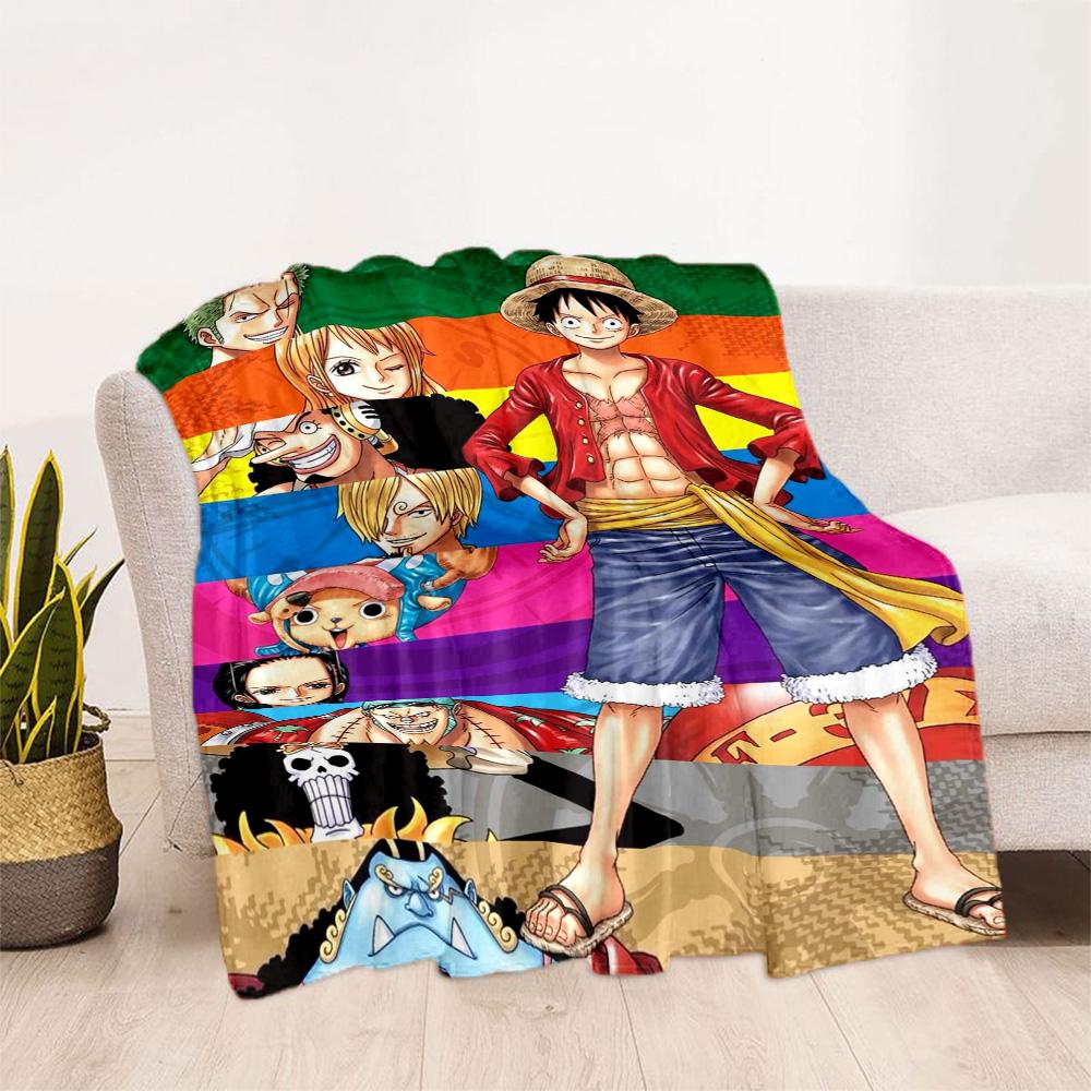 One Piece Adventure Suitable Blanket for Offices, Travel, Living Rooms Also a Good Gift for Friends and Family Suitable for All Seasons.
