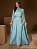 Elegant Handmade Arab Women's Evening Gown with Rhinestones