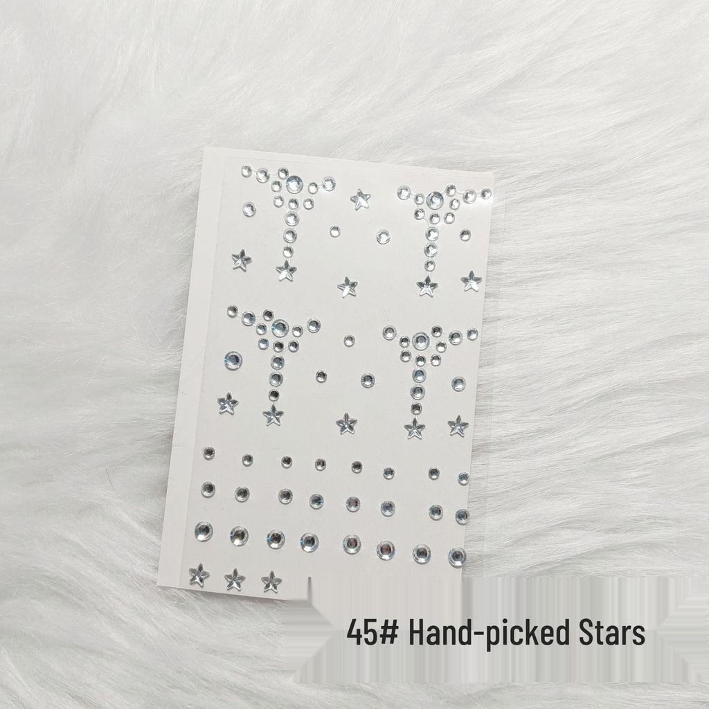 Children's Cartoon Crystal Gem Rhinestone Stickers - Decorative Diamond Decals for Toys & Stage Performance