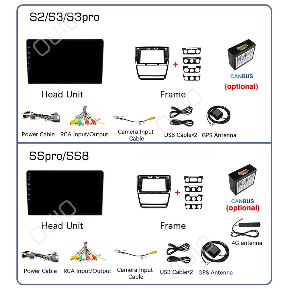 8GB+128GB Carplay Radio For Skoda Octavia 2 A5 2008-2013 Car Stereo Multimedia Player Android Auto GPS Navigation 2DIN NO DVD