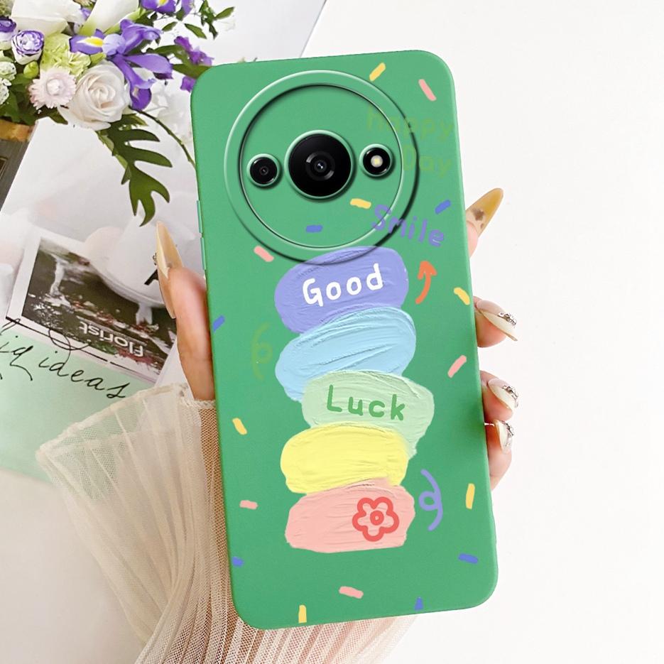 Für Xiaomi Redmi A3 A4 Hülle Redmi A3x Niedliches Kaninchen Cartoon Cover Weiche TPU Handyhülle Für Xiaomi Redmi A3 Pro RedmiA3 RedmiA4 Taschen