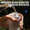 WRELS Running Water Bottle Soft Flask Folding Collapsible Water Bottle TPU BPA-Free Camping Hiking Travel Folding Water Bottle
