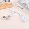 LED Light Fixture Socket Cord Adapters With Switch 1.8M EU/US Plug E27 Full Teeth Lamp Base Holder Power Cord Hanging Pendant