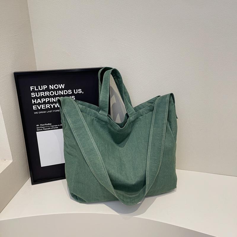 Damen Umhängetasche einfarbig Vintage Tragetasche große Kapazität Umhängetasche