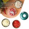 Electric Garlic Press & Chopper: Auto Minced Garlic & Meat Grinder