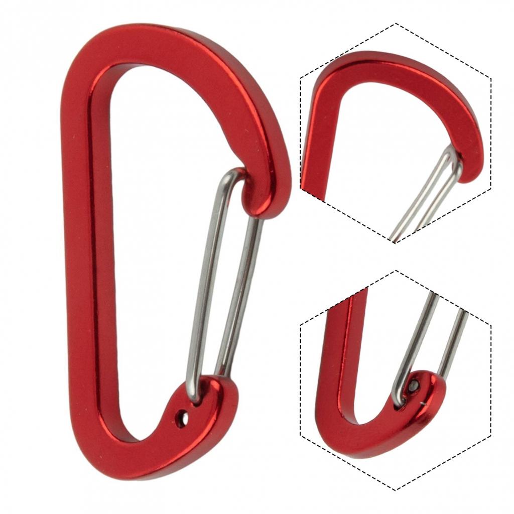 Karabiner 40x25x4mm Aluminiumlegierung Camping Brandneu