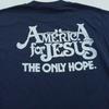 Vtg 80s AMERICA FOR JESUS THE ONLY HOPE T-Shirt XS God Christ Church Soft Rally