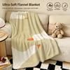 Artist Kkawa harariI Throw Warm Soft Flannel Blanket Multiuse for Sofa Bed Camping Travel Nap