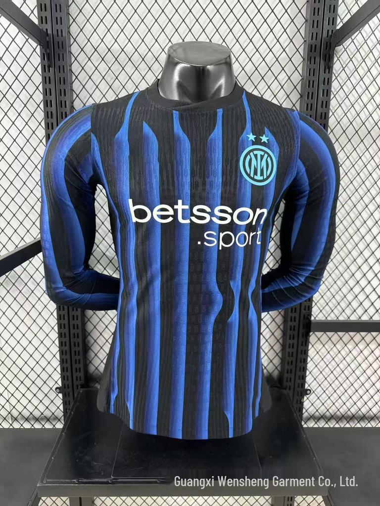 Inter Milan Serie A Adult Player Edition Football Jersey - Customizable Number