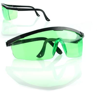 Okulary Ochronne do Lasera – Ochrona Oczu 505–540 nm | Wysoka Przepuszczalność Światła | Regulowane Ramiona
