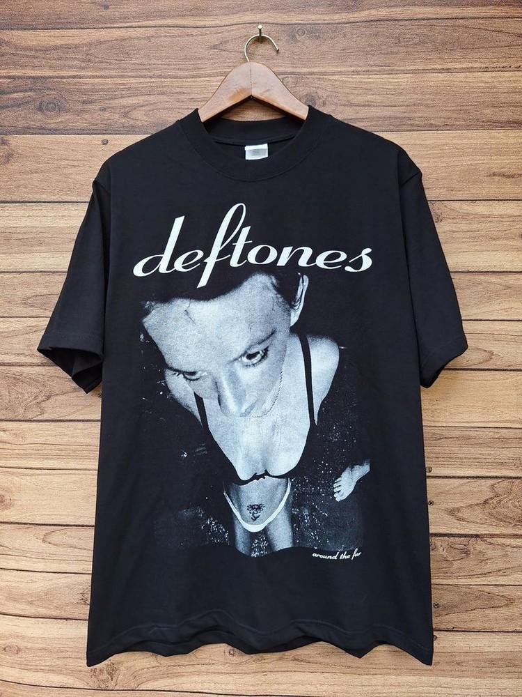 

Deftones Around The Fur Black Unisex Heaven Cotton Tshirt Reprint S5XL KH10503 Unisex T-Shirt S