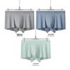 Men's Seamless Mid-Waist Long-Staple Cotton Boxer Briefs - Autumn/Winter Antibacterial 