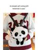 Cartoon Giant Panda Crossbody Bag & Backpack - Children's Birthday Gift