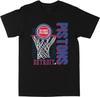 NBA Detroit Pistons 90s Black T-Shirt