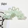 Stylish Hair Accessory Back Head Shark Clip, Large Hollow Petal Shape Claw, Bun Holder Claw For Commuting Accessory, Size Shower Clip for Thick