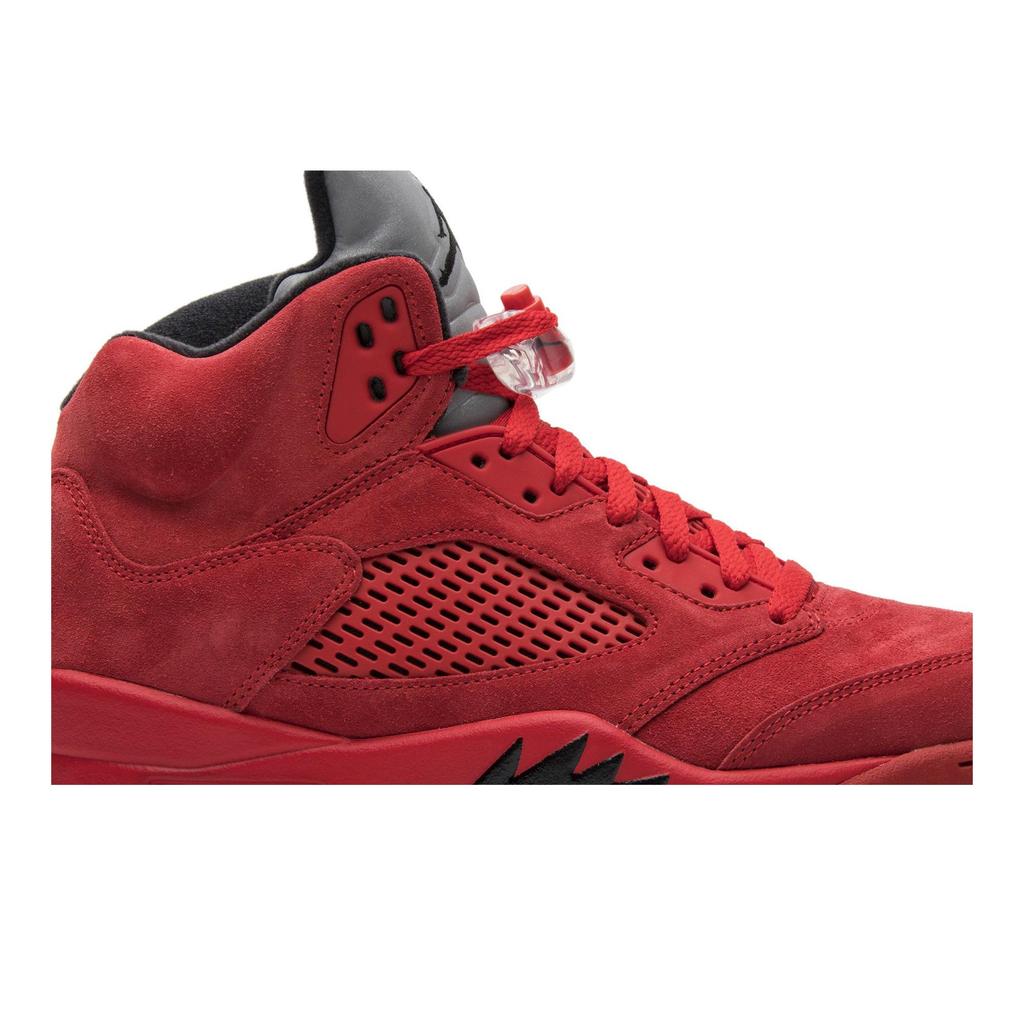Air Jordan 5 Retro 'Red Suede' (Unisex) University Red / Black-University Red Vintage Basketball Shoes 136027 602