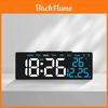 Modern Minimalist Led Alarm Clock With Temperature Display And Usb Output For Home Office Use