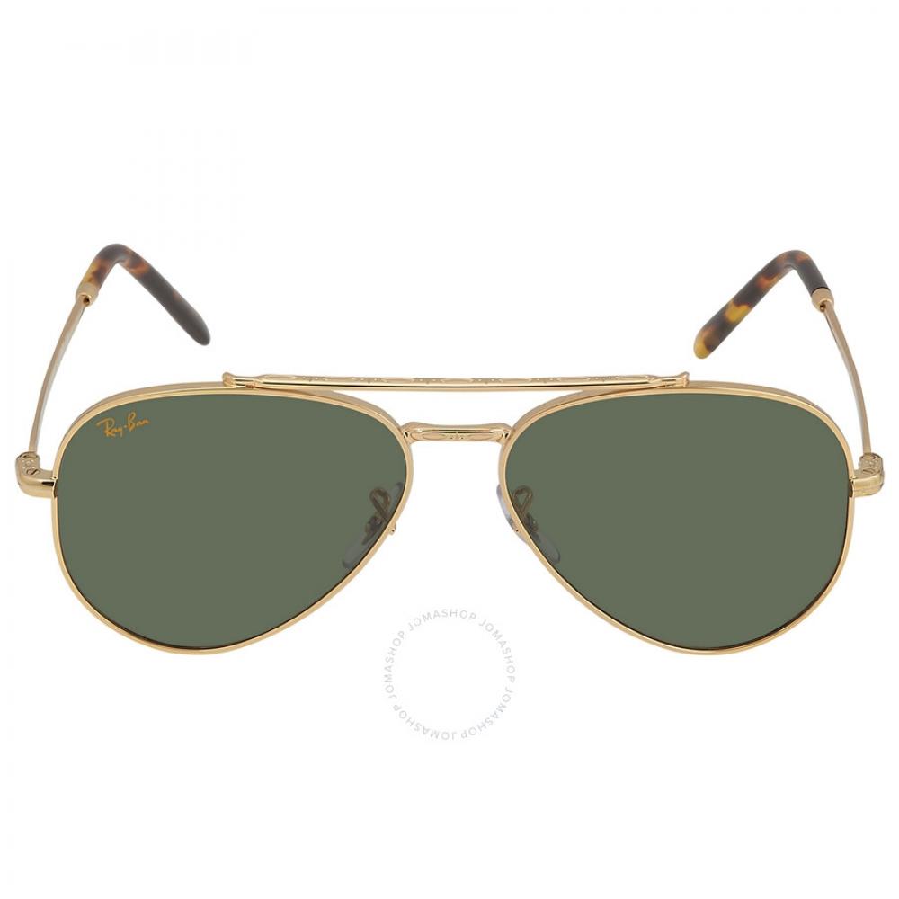 

Зеленые солнцезащитные очки унисекс Ray Ban New Aviator RB3625 919631 55