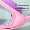 Children's Waterproof Anti-Fog Swimming Goggles and Cap Set – High-Definition, Large Frame for Boys and Girls