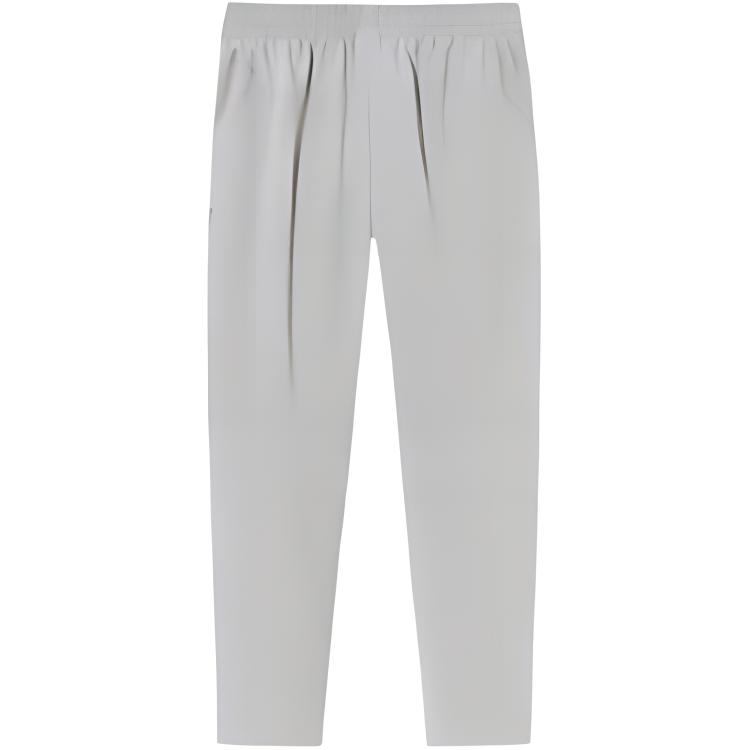 Anta Casual Simple Solid Color Straight Leg Breathable Letter Knit Sports Pants Men bottoms Green-Bean 152417502S-1