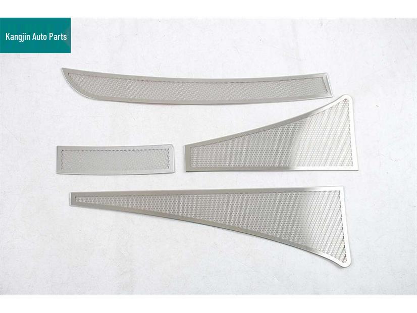 Dustproof Horn Cover for Lantu Taishan Models - Stainless Steel Interior Mod, Silver.