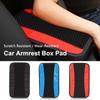 Car Armrest Pad Auto Storage Box Cover Interior Protective Mat For Porsche Macan 911 718 Taycan Panamera Cayenne Boxster Cayman