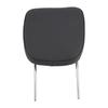 Car Seat Headrest Neck Support Memory Foam Adjustable Height PU Leather Black Replacement