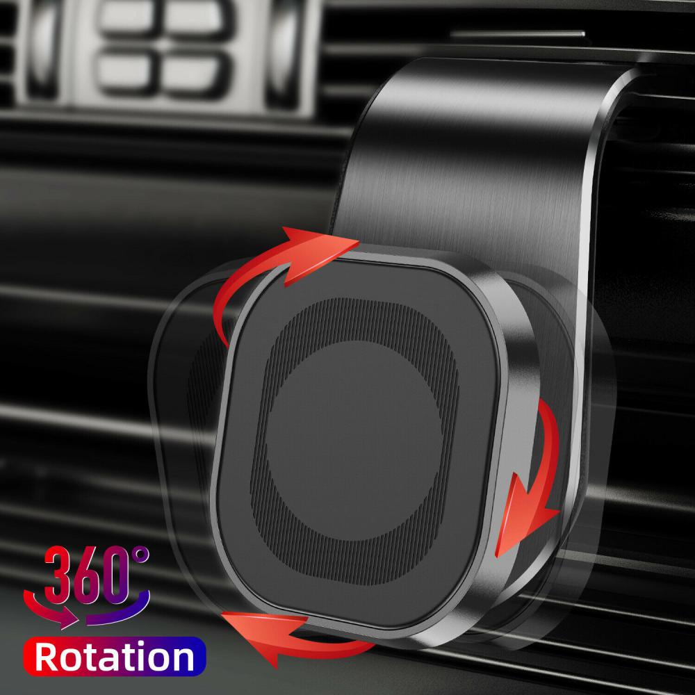Universal Car Magnetic Phone Holder 360-degree Rotating Air Vent Stand  Cell Phone Stand Mount Holder Bracket Car