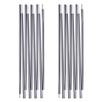 TRIWONDER Hliníkové Stanové Ľahké Náhradné Tyče pre Vonkajšie Použitie Sada 2 Tyčí, Kemping, (391cm)