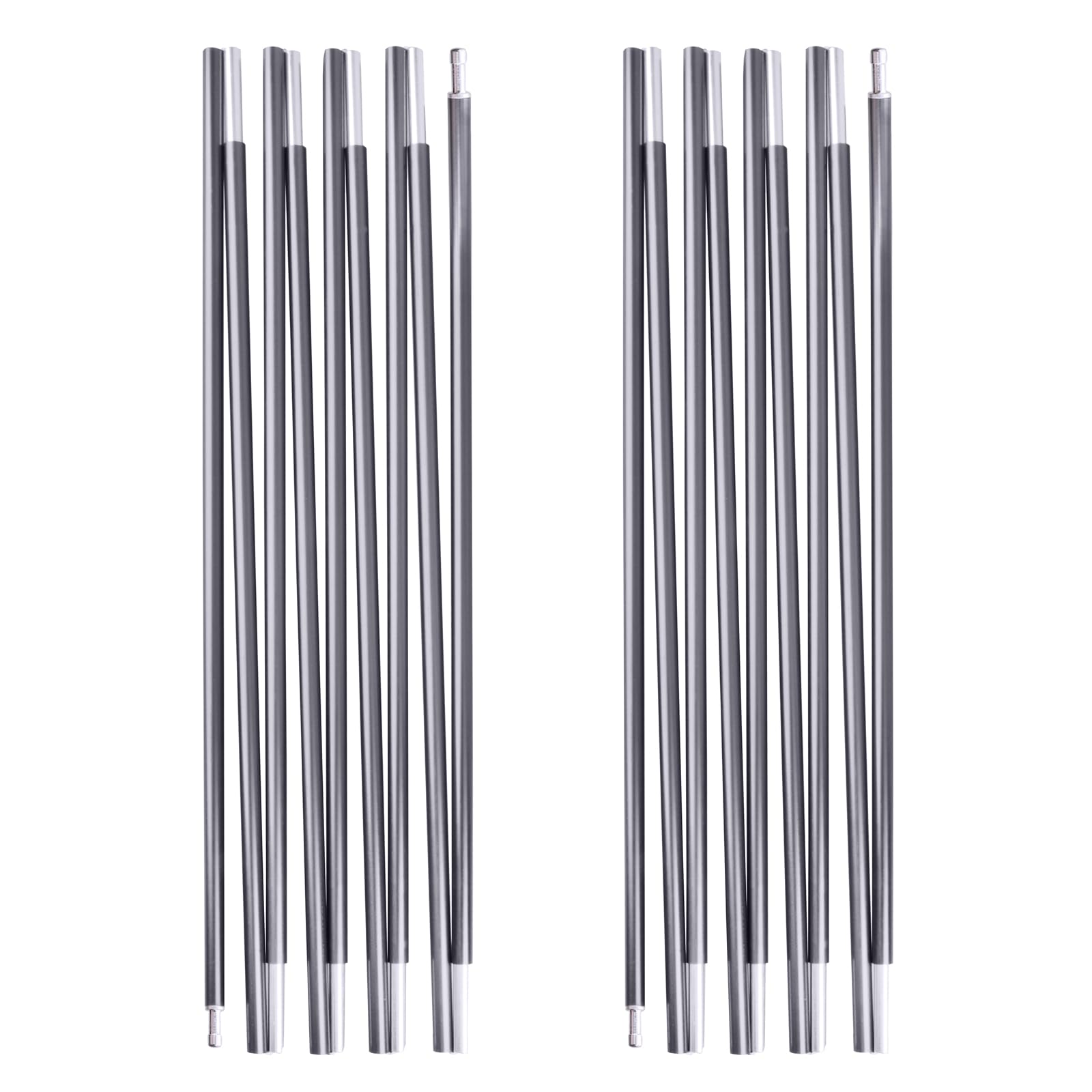 

TRIWONDER Алюминиевые дуги для палатки Легкие сменные дуги для улицы Набор из 2 дуг, Кемпинг, (391см) серый