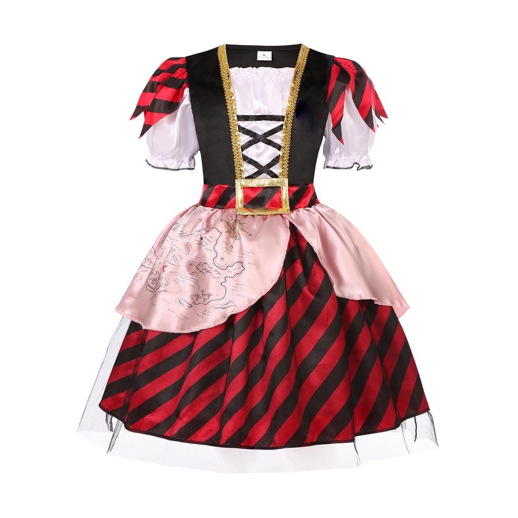 Halloween Pirate Costume Set for Party Performances