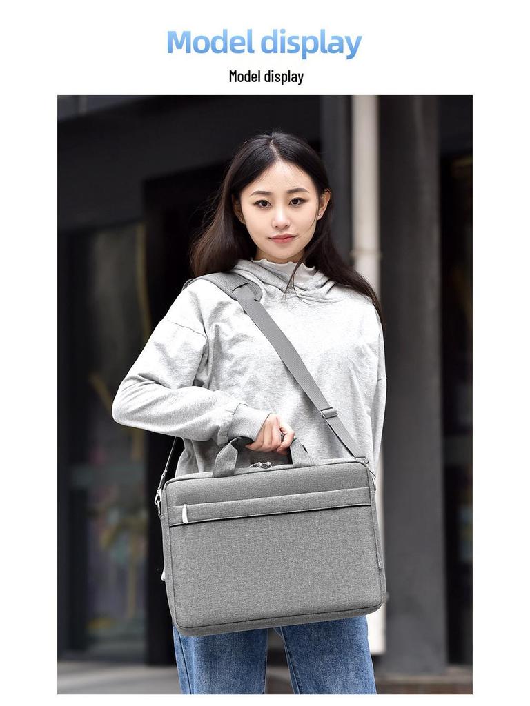 Portable 15.6-17 Inch Splash-Proof Laptop Briefcase for Men & Women