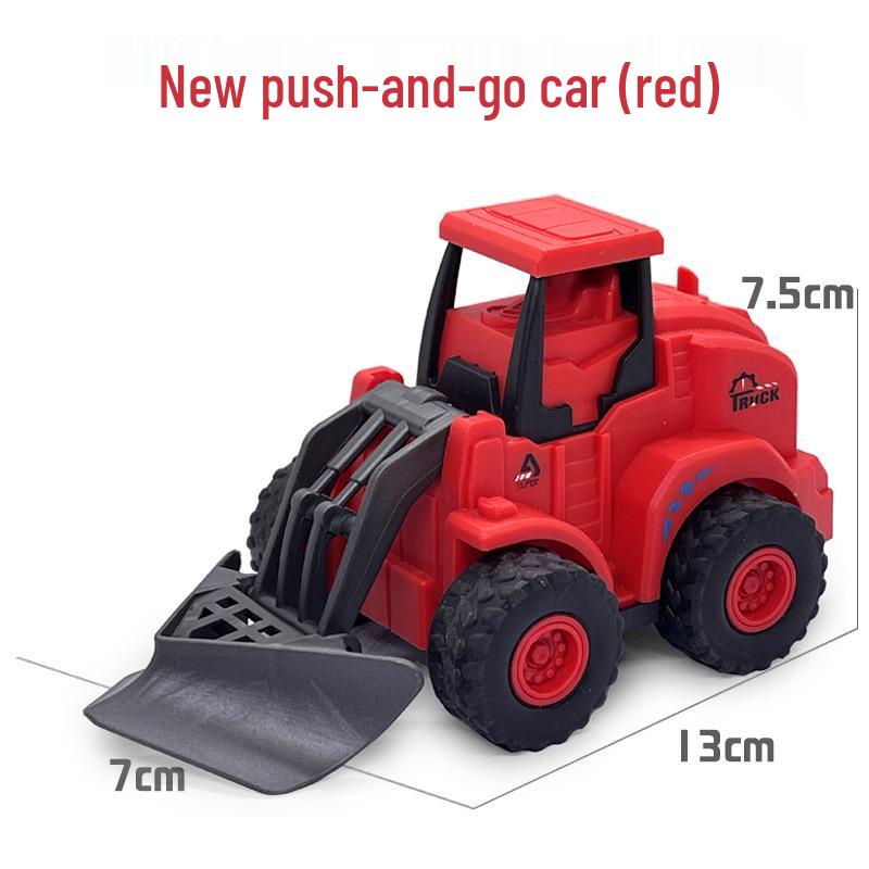 Pull-Back Inertia Engineering Excavator Toy for Kids – Educational Gift for Boys