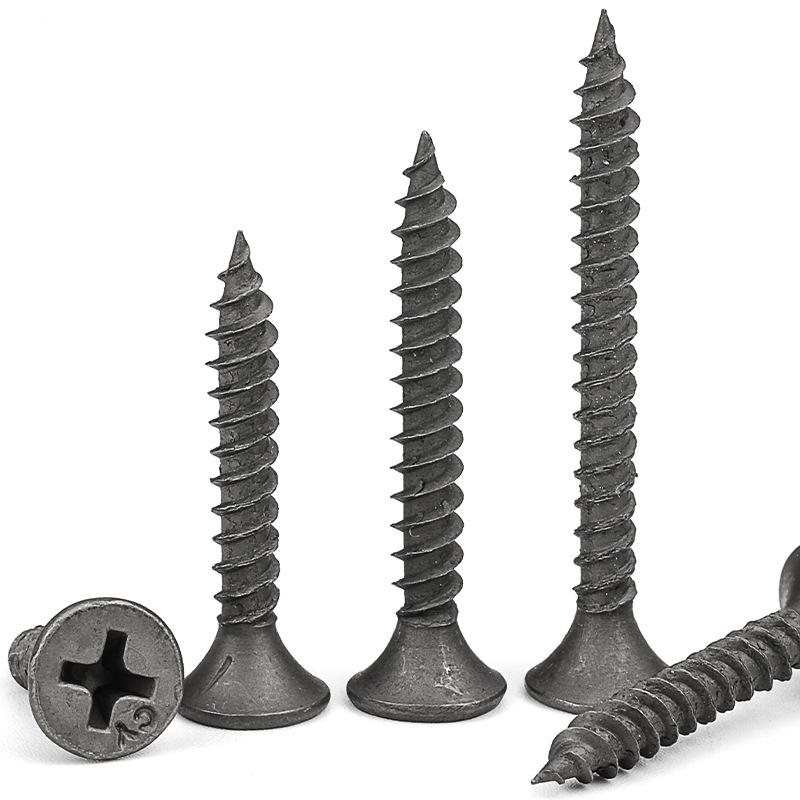 Black Phosphated High-Strength Drywall Screw Set, Coarse Thread, M3.5.