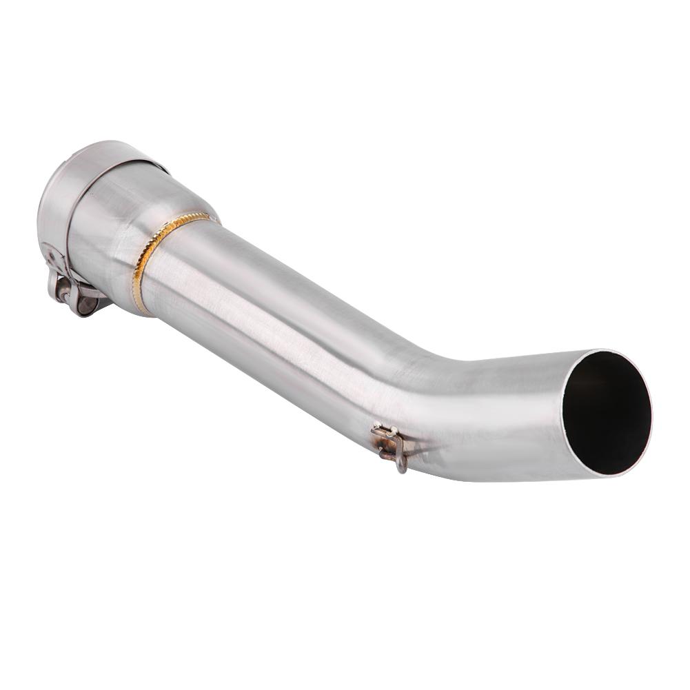 Motorcycle Full Exhaust System Middle Pipe Link Connect for Yamaha FZ1 FZ1 N 2006 2015