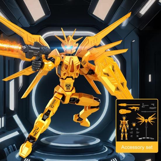 Movable Joints Robot Action Figure with Accessories Magnetic 3D Printed
