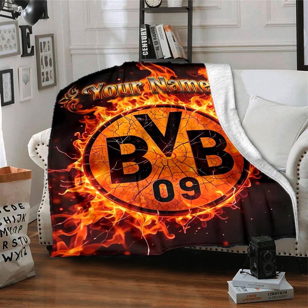 1pc Personalized Name B-BVB Blanket, Gift, for Men and Women, Soft Blanket, Good for Sofa Bed Couch Travel, Lightweight Flannel Blanket