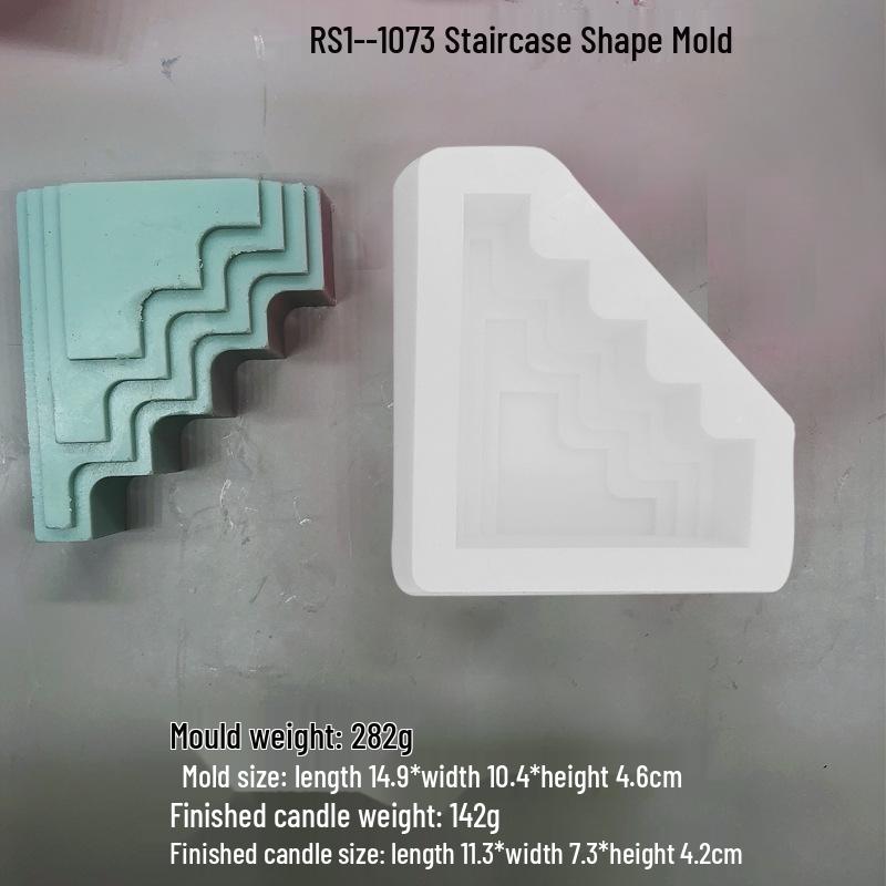 Geometric S & N-Shape Arch Aromatherapy Candle Silicone Mold