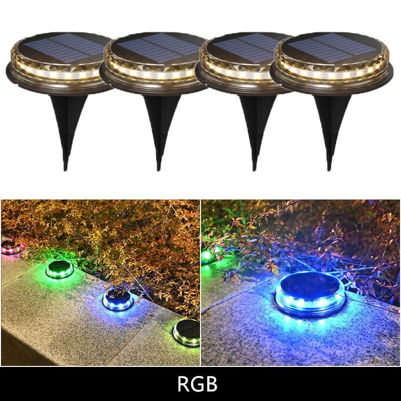 Solar Underground Light Outdoor Garden Solar Light Waterproof LEDUnderground Light For Garden Lawn Courtyard Decorative Lighting