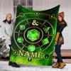 Personalized Custom Name Blanket - Dungeons & Dragons Print Design,Blanket for Sofa,Bed,Travel,Camping - Soft and Warm, Great Gift
