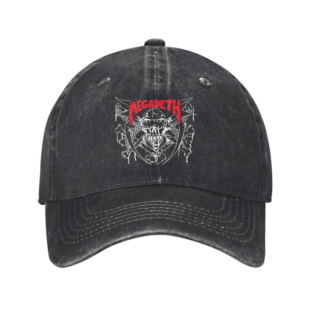 Megadeths New album tour 2026 Washed Baseball Cap Vintage Sun Hip Hop Hats Summer Women Unisex Outdoor Sport Snapback Cap