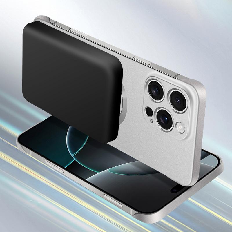 Thin Hard Pc for Magsafe Magnetic Frameless Case for iPhone 16 Pro 15 14 Plus 13 12 Pro Max Samsung S25 Ultra S24 S23 S22 Plus Matte Color Solid Cover