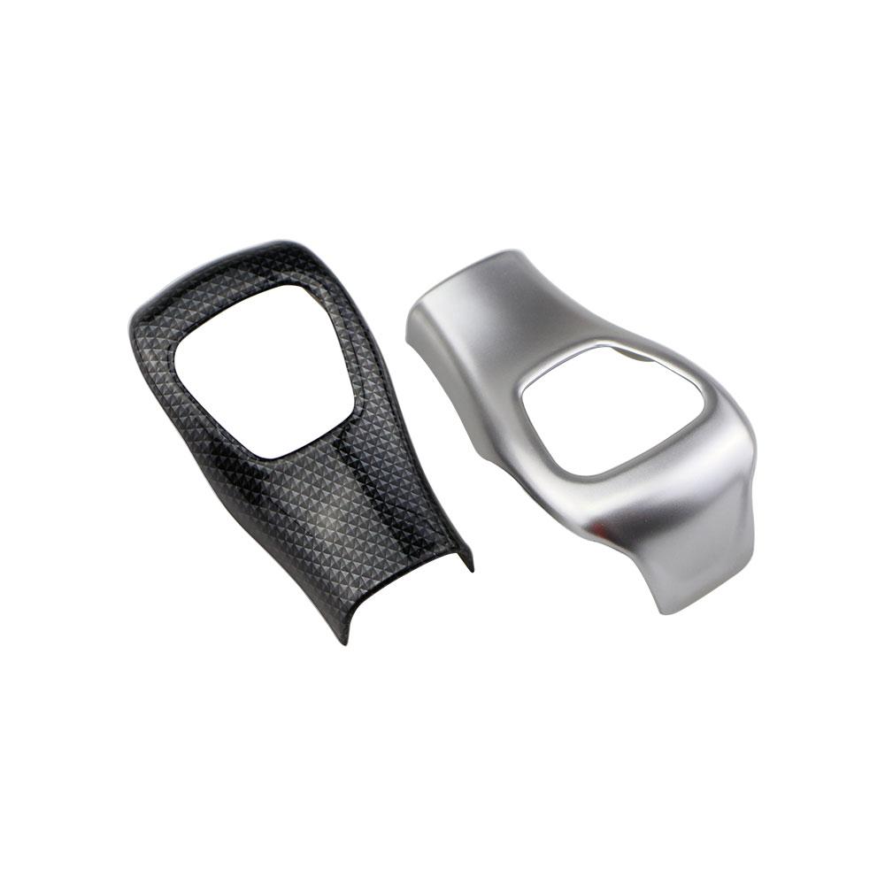 AT Car Gear Head Shift Knob Cover Sequins Trim for Jeep Compass 2017 - 2020 Renegade 2015-2022 Car Shift Knob Cover Sticker