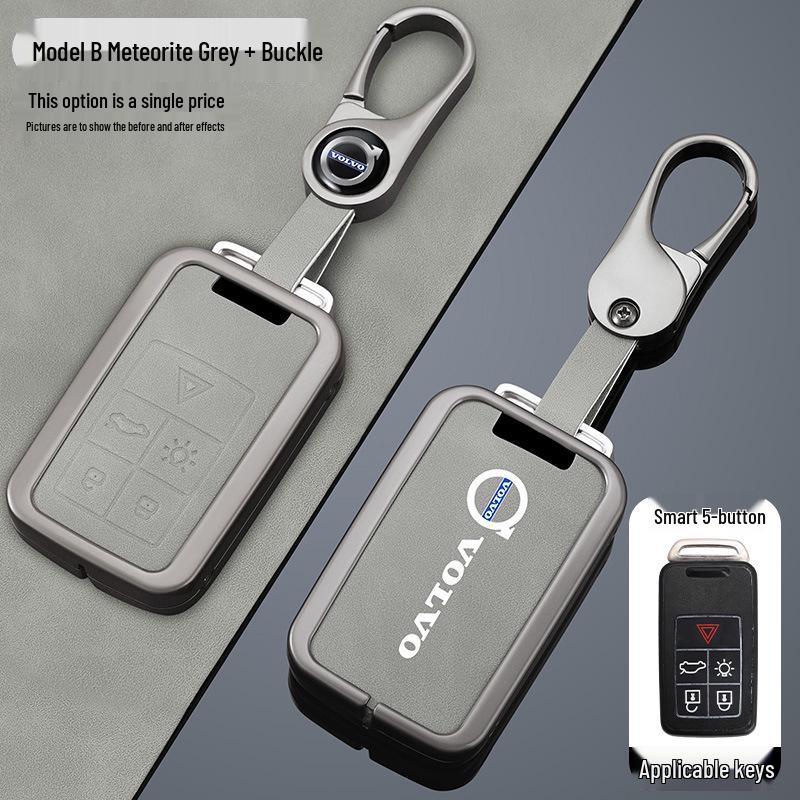 Volvo XC60/S60/V90/V60/S40/S80 Key Cover - Zinc Alloy Shell
