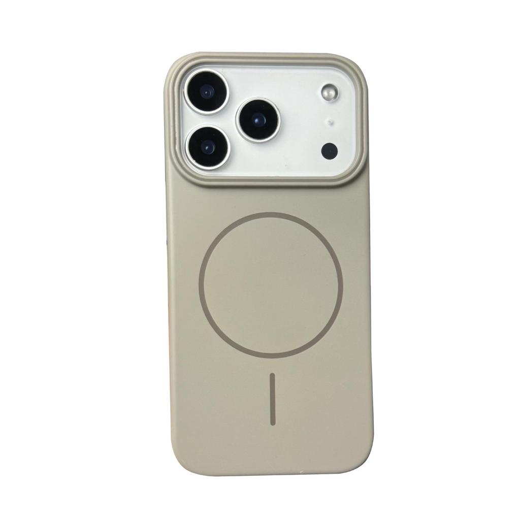 Magnetische Weiche Hülle für Apple 17 Pro Max/16 Pro - Einfarbige Hülle mit großem Fenster & Erhöhtem Schutz