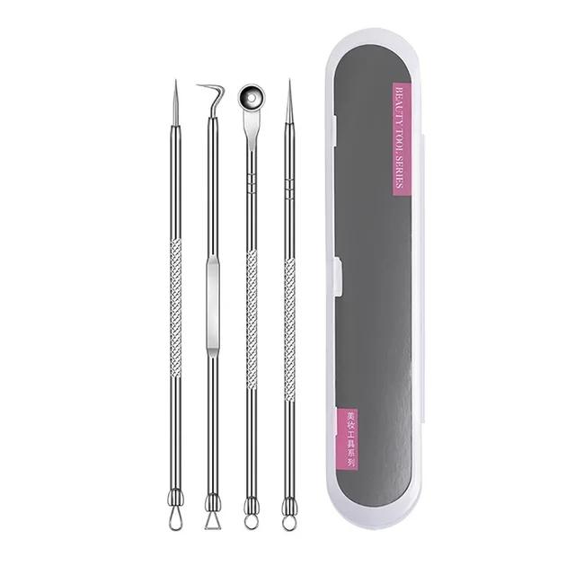 German Ultra-fine No. 5 Cell Pimples Blackhead Clip Tweezers Beauty Face Health Salon Special Blackhead Remover Acne Needle Tool